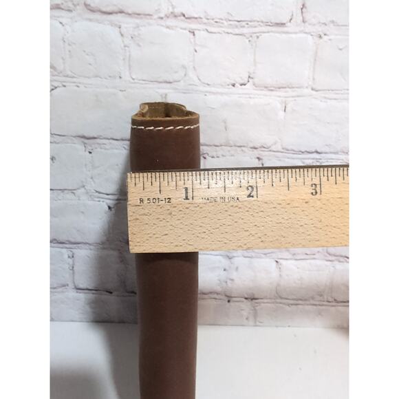 Le Vent Leather Refillable Notebook Journal Cover 9 X 6.5 1 Blank Notebook NWOT - Picture 9 of 13